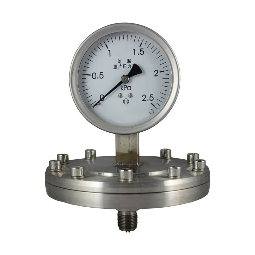 不銹鋼膜片壓力表